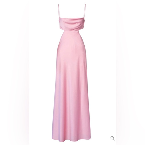 NWT SOFIA Leah Cut Out Silk Gown, XS - Picture 4 of 4